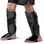 Hayabusa S4 Jeugd-scheenbeschermers - Charcoal grijs