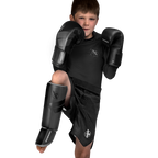 Hayabusa S4 Jeugd-scheenbeschermers - Charcoal grijs