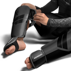 Hayabusa S4 Jeugd-scheenbeschermers - Charcoal grijs