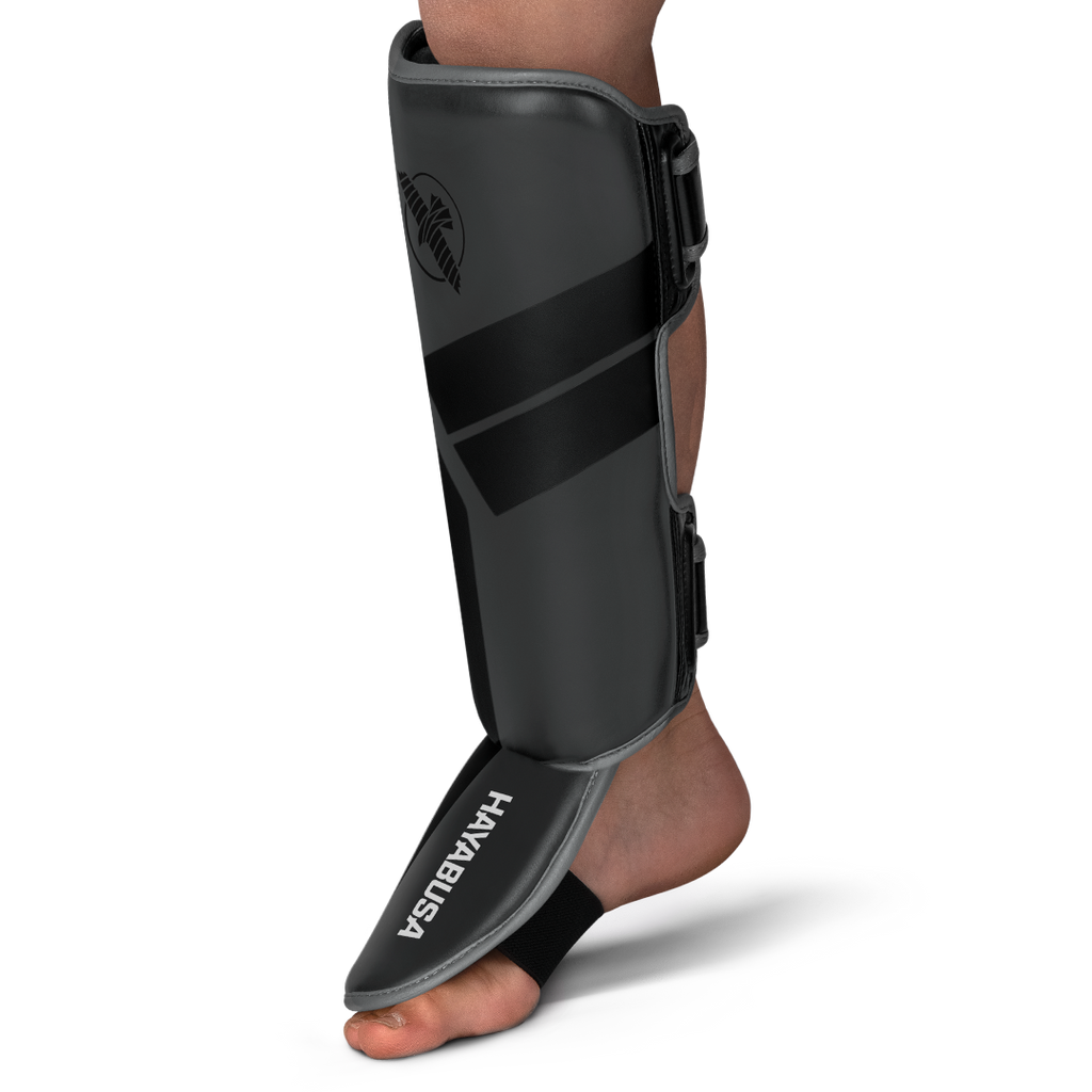 Hayabusa S4 Jeugd-scheenbeschermers - Charcoal grijs