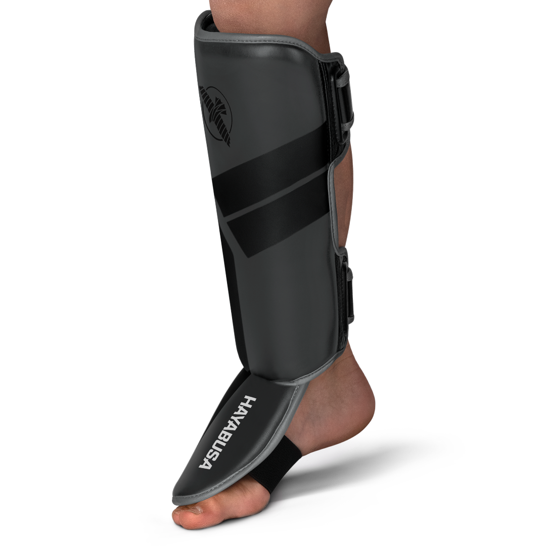 Hayabusa S4 Jeugd-scheenbeschermers - Charcoal grijs