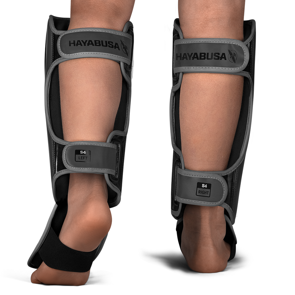 Hayabusa S4 Jeugd-scheenbeschermers - Charcoal grijs