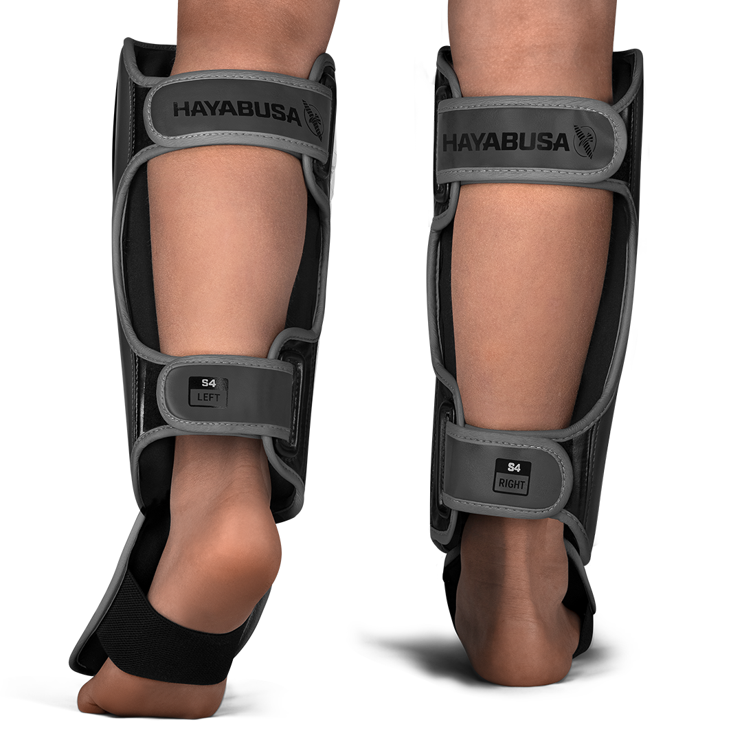 Hayabusa S4 Jeugd-scheenbeschermers - Charcoal grijs