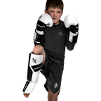 Hayabusa S4 Jeugd-scheenbeschermers - Wit