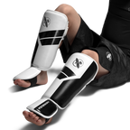 Hayabusa S4 Jeugd-scheenbeschermers - Wit