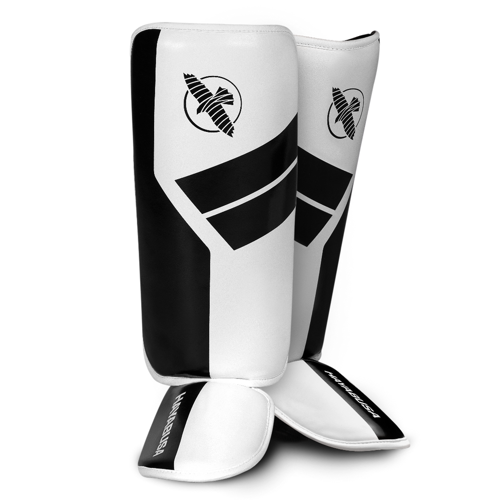 Hayabusa S4 Jeugd-scheenbeschermers - Wit