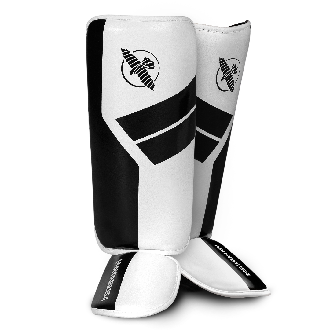 Hayabusa S4 Jeugd-scheenbeschermers - Wit