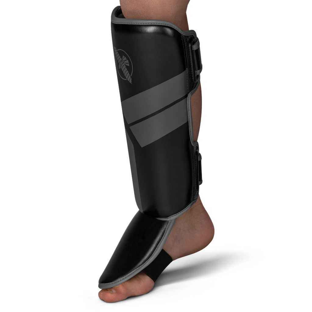 Hayabusa S4 Jeugd-scheenbeschermers - Zwart