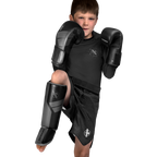 Hayabusa S4 Jeugd-scheenbeschermers - Zwart