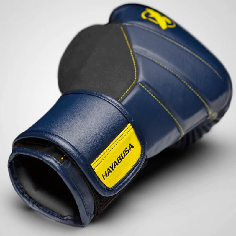 Hayabusa T3 Bokshandschoenen - Navy Blauw / Geel