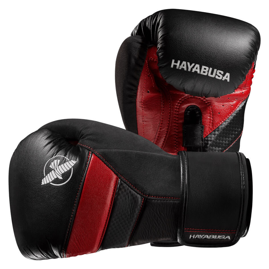Hayabusa T3 Bokshandschoenen - Zwart / Rood