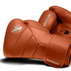 Hayabusa T3 Kanpeki Bokshandschoenen - Leer - Klei Oranje