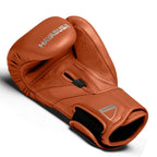 Hayabusa T3 Kanpeki Bokshandschoenen - Leer - Klei Oranje