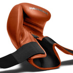 Hayabusa T3 Kanpeki Bokshandschoenen - Leer - Klei Oranje