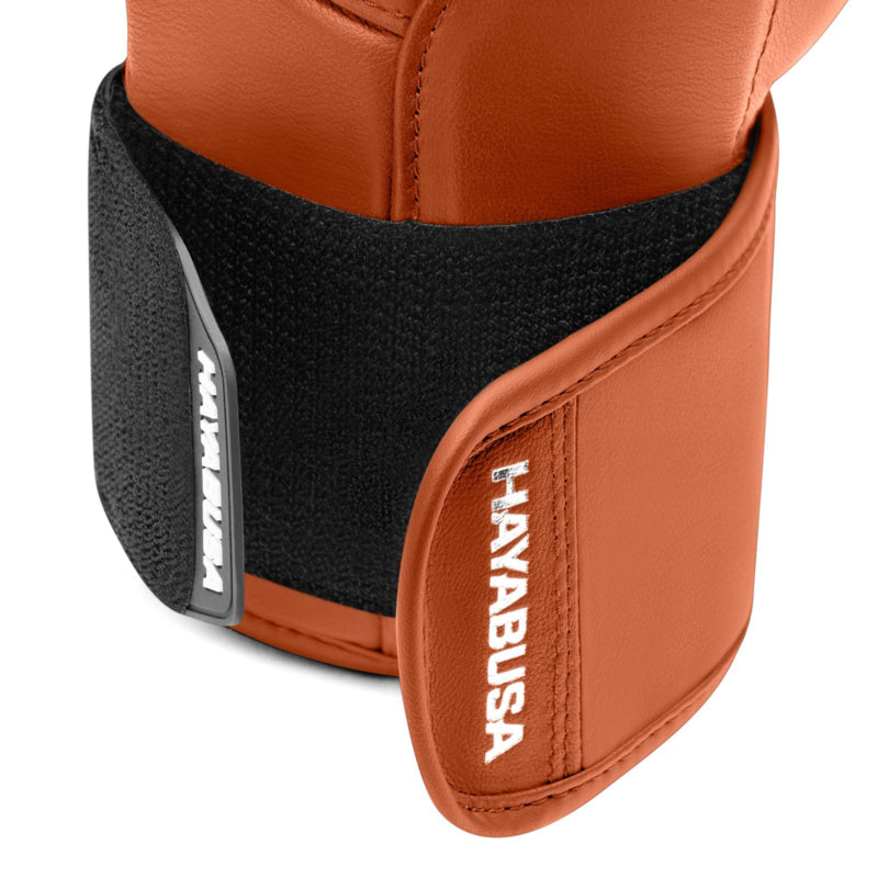 Hayabusa T3 Kanpeki Bokshandschoenen - Leer - Klei Oranje