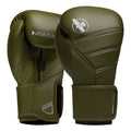 Hayabusa T3 Kanpeki Bokshandschoenen - Leer - Olijf Groen