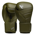 Hayabusa T3 Kanpeki Bokshandschoenen - Leer - Olijf Groen