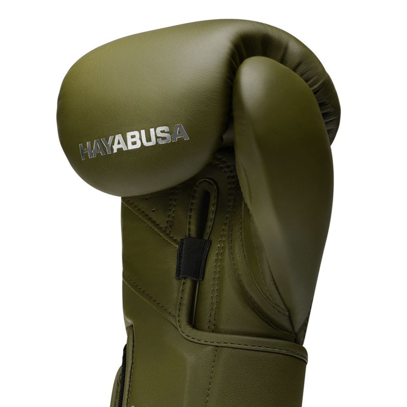 Hayabusa T3 Kanpeki Bokshandschoenen - Leer - Olijf Groen
