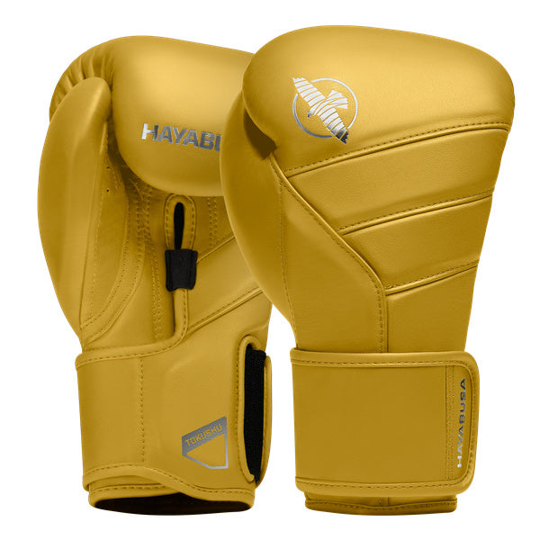 Hayabusa T3 Kanpeki Bokshandschoenen - Leer - Tijger Geel