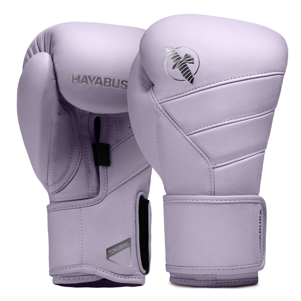 Hayabusa T3 Kanpeki Bokshandschoenen - Leer - wisteria purple