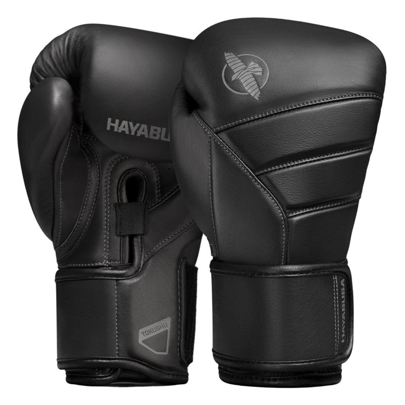 Hayabusa T3 Kanpeki Bokshandschoenen - Leer - Zwart