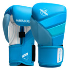 Hayabusa T3 Neon Bokshandschoenen - Neon Blauw