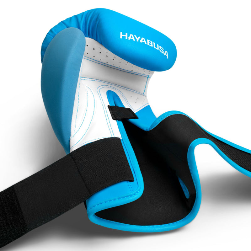 Hayabusa T3 Neon Bokshandschoenen - Neon Blauw