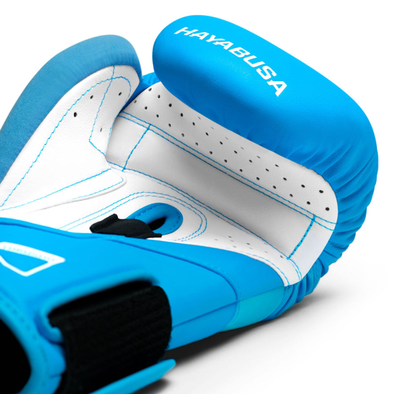 Hayabusa T3 Neon Bokshandschoenen - Neon Blauw