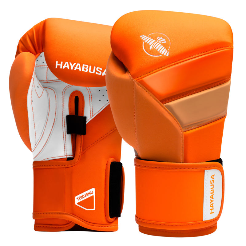 Hayabusa T3 Neon Bokshandschoenen - Neon Oranje