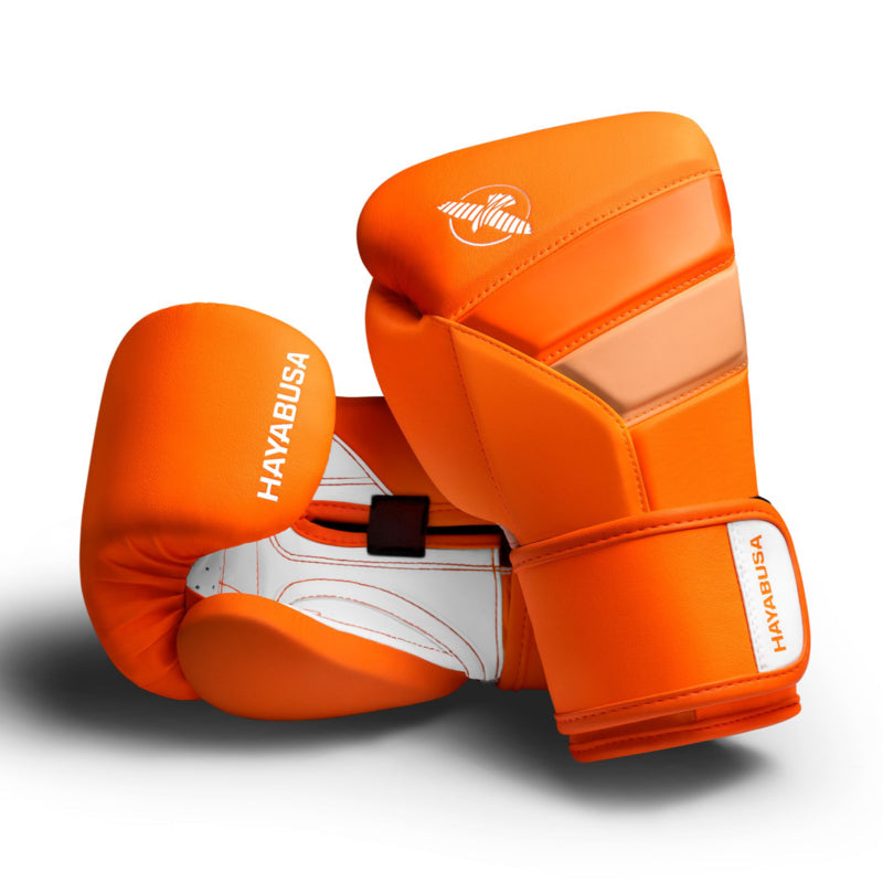 Hayabusa T3 Neon Bokshandschoenen - Neon Oranje