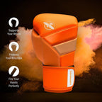 Hayabusa T3 Neon Bokshandschoenen - Neon Oranje