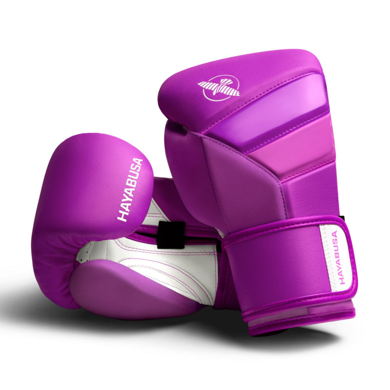 Hayabusa T3 Neon Bokshandschoenen - Neon Purper