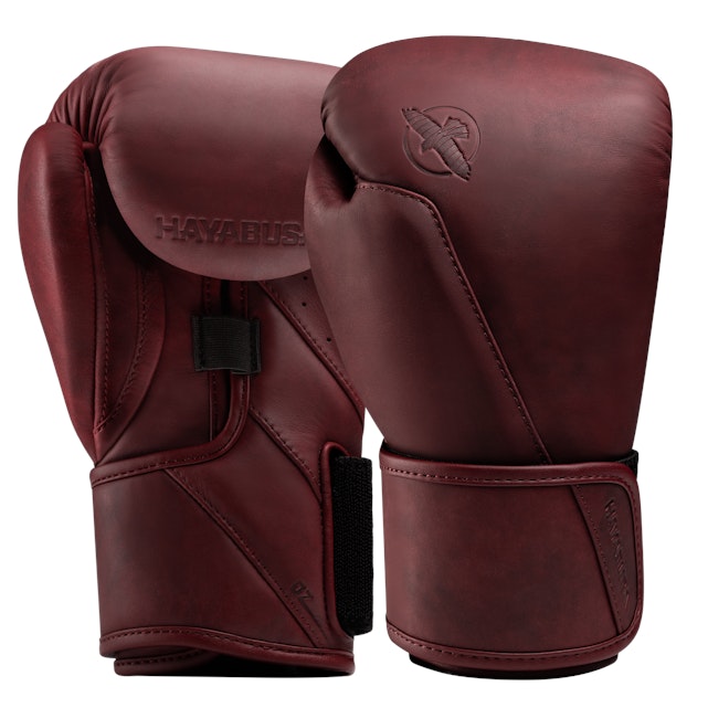 Hayabusa T360 Bokshandschoenen - Echt Leer - Cabernet