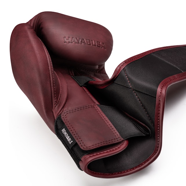 Hayabusa T360 Bokshandschoenen - Echt Leer - Cabernet