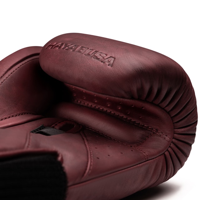 Hayabusa T360 Bokshandschoenen - Echt Leer - Cabernet