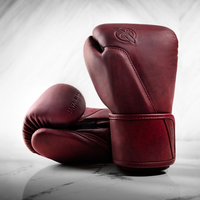 Hayabusa T360 Bokshandschoenen - Echt Leer - Cabernet