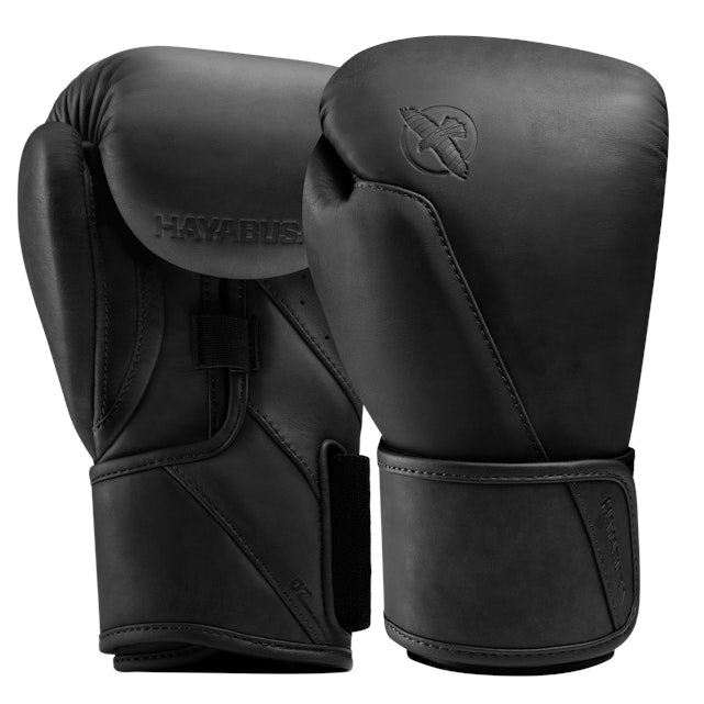Hayabusa T360 Bokshandschoenen - Echt Leer - Midnight Black