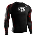 Hayabusa UFC BJJ Rash Guard – Zwart / Rood