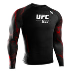Hayabusa UFC BJJ Rash Guard – Zwart / Rood
