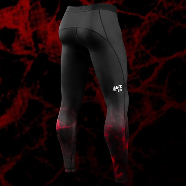 Hayabusa UFC BJJ Heren Spats - Zwart / Rood