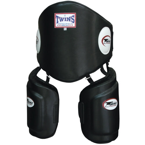 Twins Special BEPTS1 Belly Pad en Dijbeen beschermers - zwart