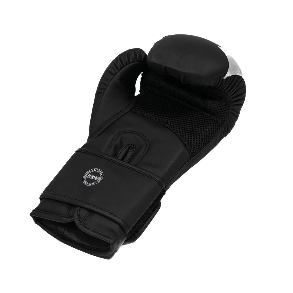 King Pro Boxing Bokshandschoenen - Revo 7 - Zwart / Zilver