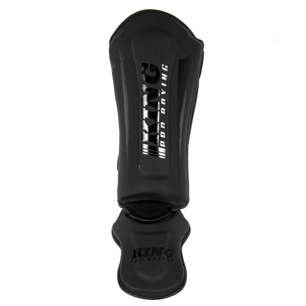 King Pro Boxing Revo 4 Kickboks Scheenbeschermers - Zwart