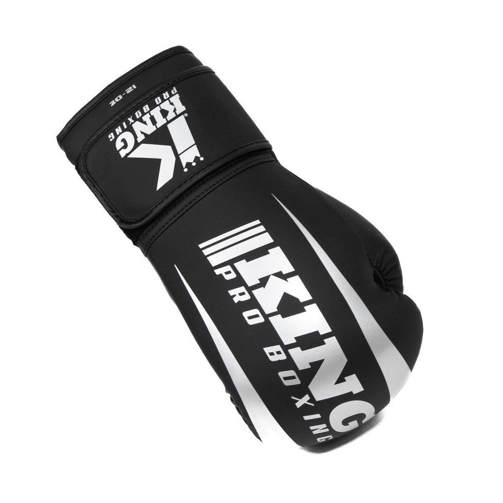 King Pro Boxing Bokshandschoenen - Revo 7 - Zwart / Zilver