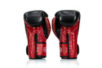 Fairtex X Booster Bokshandschoenen - FXB BG V2 - Echt leer - Zwart/Rood/Goud