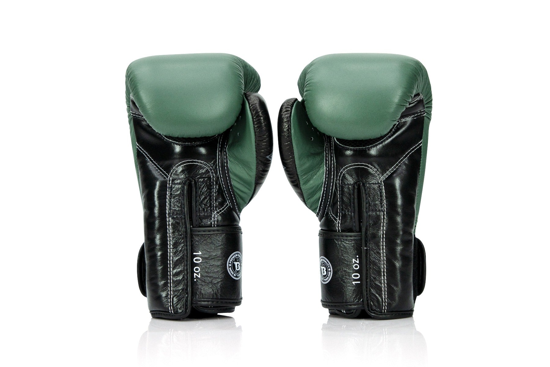 Fairtex X Booster Bokshandschoenen - FXB BG V2 - Echt leer - Donkergroen/Zwart