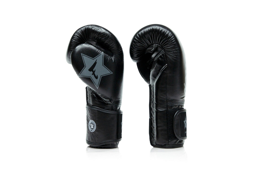 Fairtex X Booster Bokshandschoenen - FXB BG V2 - Echt leer - Zwart/Grijs