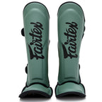 Fairtex X Booster Scheenbeschermers - FXB SG - Groen/Zwart