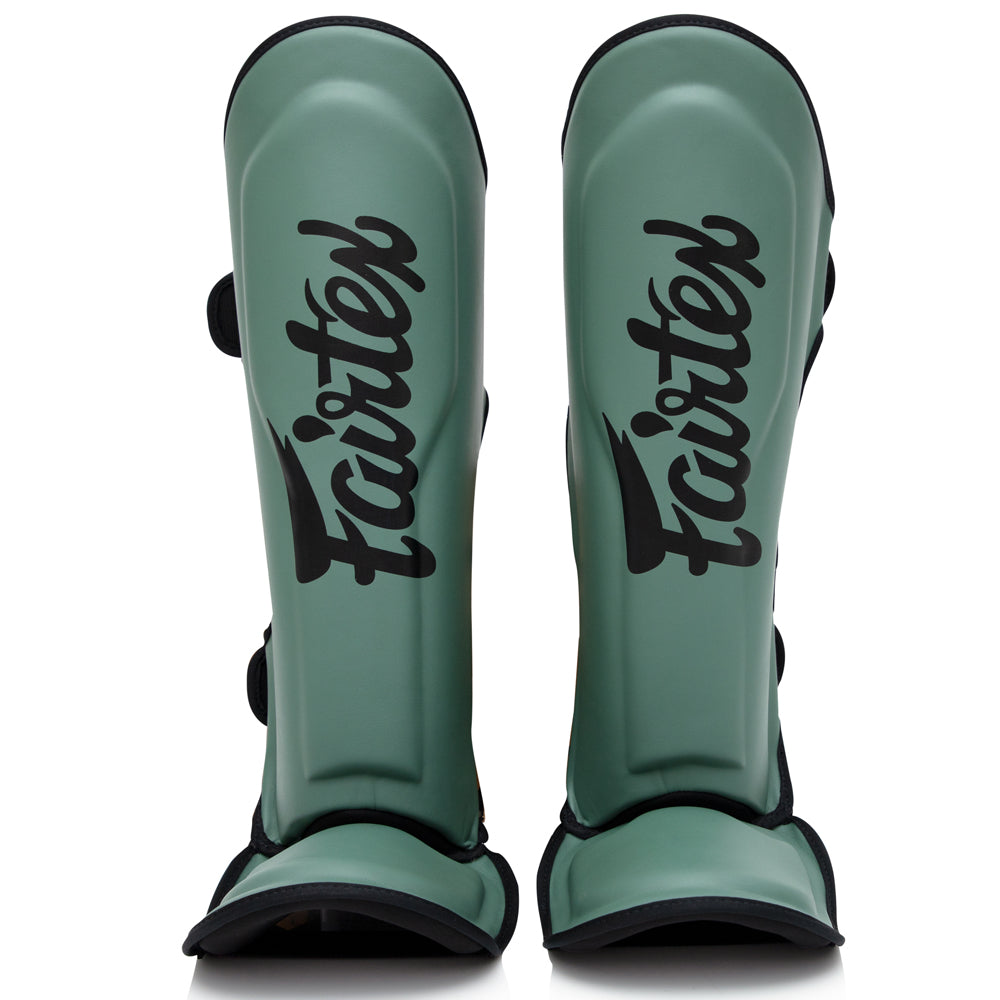 Fairtex X Booster Scheenbeschermers - FXB SG - Groen/Zwart