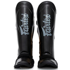 Fairtex X Booster Scheenbeschermers - FXB SG - Zwart/Grijs